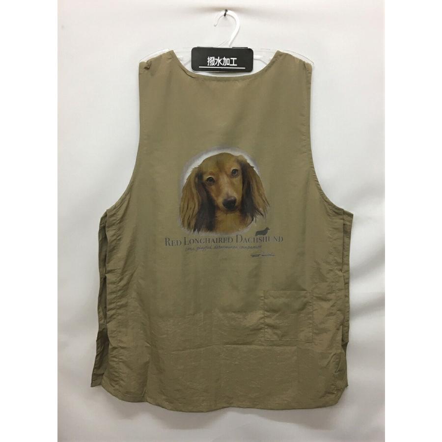 ダックスフント ダックスフンド ロングヘアー トリミングエプロン ナイロンワッシャー 両脇ボタン 撥水加工 トリマー 保育士 前掛け レディース メンズ シンプル 犬と動物 トラストワンポイント 通販 Yahoo ショッピング