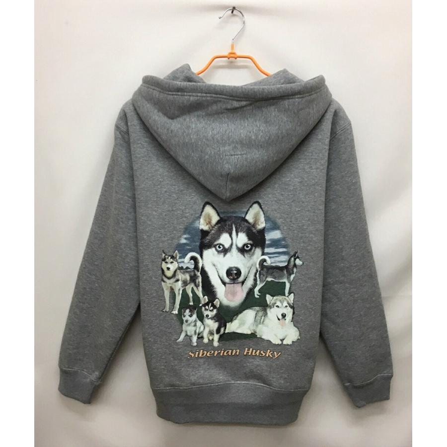 パーカー シベリアンハスキー スウェット （H）DOG ドッグ 犬  