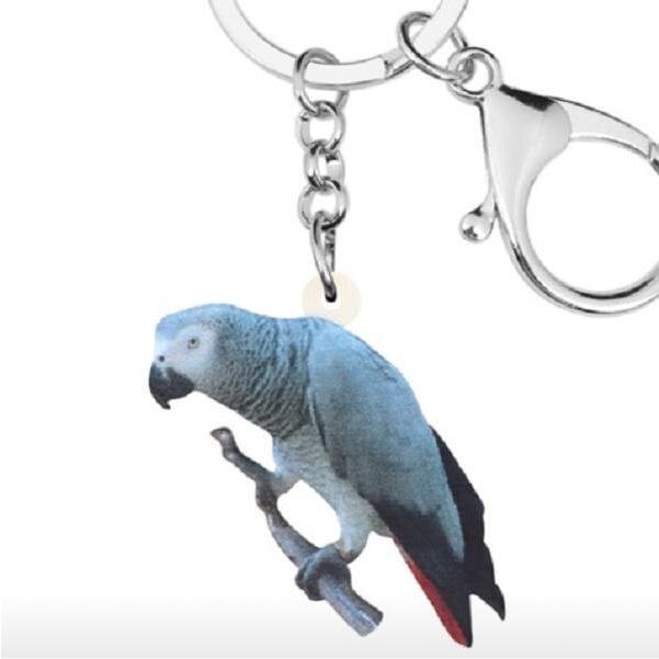 キーホルダー アフリカングレイ ヨーム ヨウムグッズ ノーマル アクリル ことり トリ とり 鳥 バード Bird 鳥雑貨 オーナーグッズ かわいい 輸入 キーチェーン 犬と動物 トラストワンポイント 通販 Yahoo ショッピング