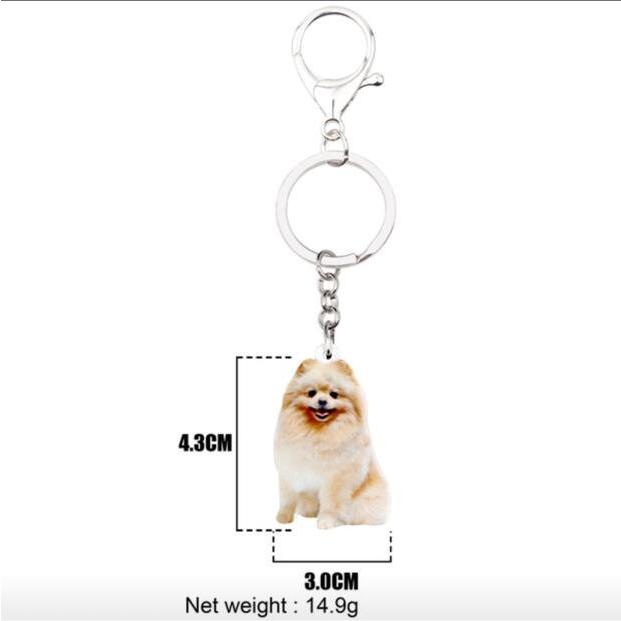 ポメラニアン キーホルダー ポメグッズ アクリル 犬 いぬ イヌ dog 犬