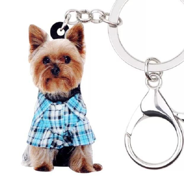 ヨークシャーテリア キーホルダー ヨークシャテリア ヨーキーグッズ アクリル 犬 いぬ イヌ Dog 犬種別 犬雑貨 オーナーグッズ かわいい 輸入 キーチェーン 魅力的な価格