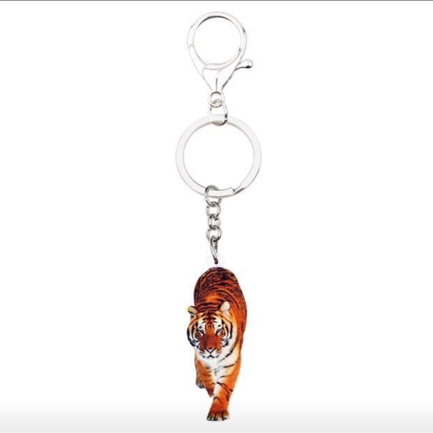 タイガー トラ 虎 キーホルダー トラグッズ アクリル 野生動物 種別 アニマル雑貨 オーナーグッズ かわいい 輸入 キーチェーン プリント 犬と動物 トラストワンポイント 通販 Yahoo ショッピング