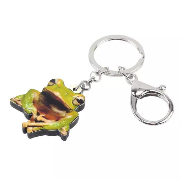 カエル かえる 蛙 フロッグ キーホルダー 両生類グッズ アクリル