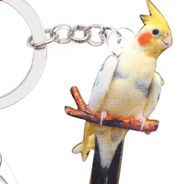 キーホルダー オカメインコ オカメグッズ アクリル ことり トリ とり