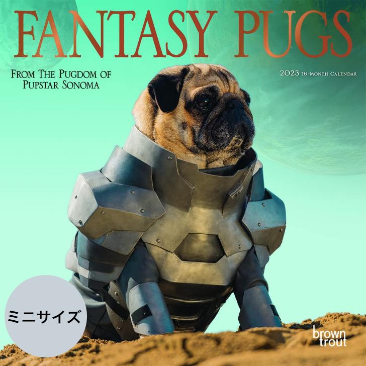 送料無料 ファンタジーパグ ミニサイズ 壁掛け カレンダー 23年 令和5年 暦 犬 いぬ ドッグ Dog Dog 動物 ペット 月めくり 犬種 カレンダー 23b 犬と動物 トラストワンポイント 通販 Yahoo ショッピング