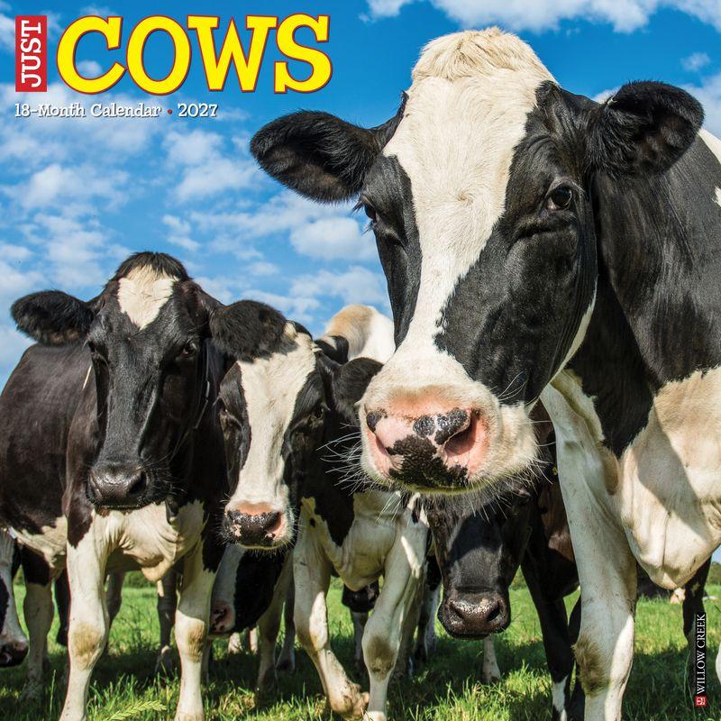 牛 ウシ カレンダー 2027年 壁掛け 令和9年 カウ cow 動物 WILLOW