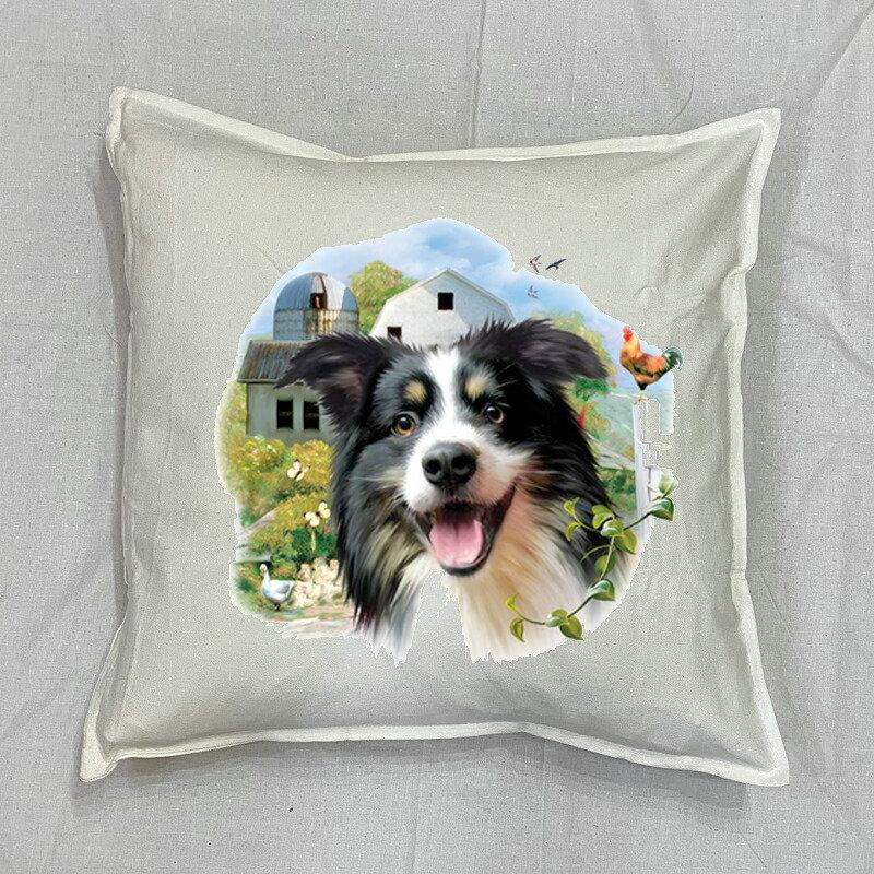 ボーダーコリー クッション New 50ｘ50cm 大きめ ビッグサイズ ビッグフェイス 洗える かわいい おしゃれ Dog 犬柄 いぬ 犬プリント 雑貨 犬グッズ 犬プリント Cus W1 2113 犬と動物 トラストワンポイント 通販 Yahoo ショッピング