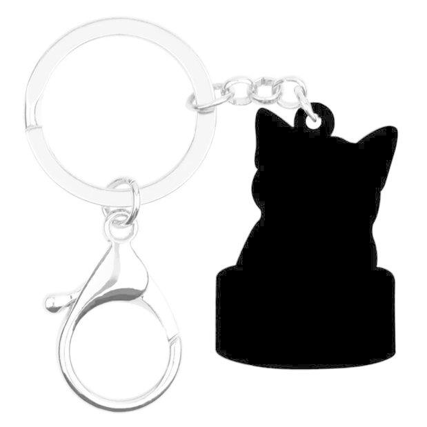 猫雑貨・オーナーズグッズ neko128 アビシニアン キャット ネコ 猫 キーホルダー ネコグッズ