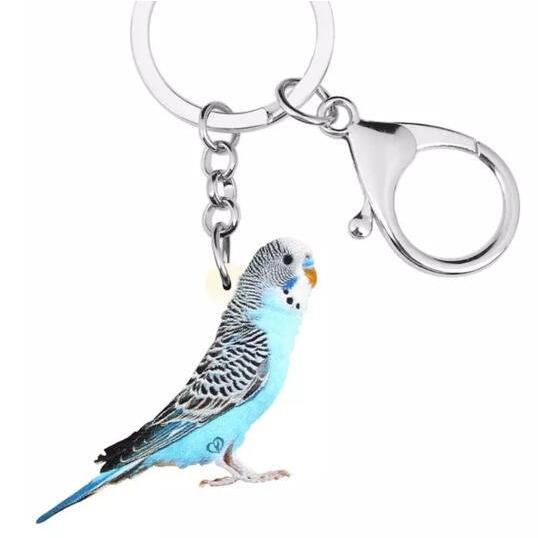 セキセイインコ キーホルダー ブルー 青 インコグッズ インコ オーム アクリル ことり トリ とり 鳥 バード Bird 鳥雑貨 トリグッズ オーナーグッズ かわいい 車 Keyoth058 犬と動物 トラストワンポイント 通販 Yahoo ショッピング