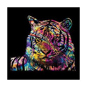 タイガー トラ 虎 長袖 tシャツロンティー 丸首型 クルーネック 綿100