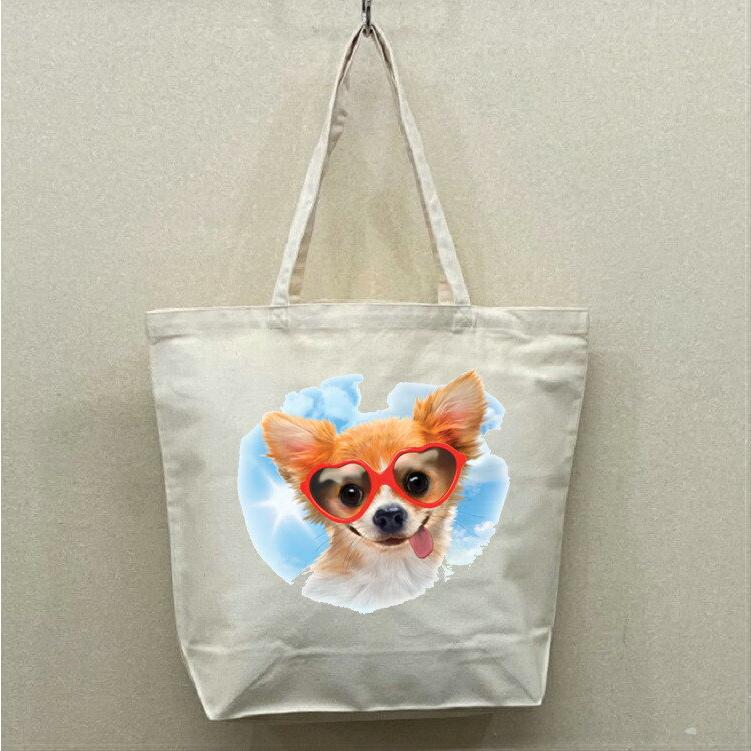 チワワ トートバッグ エコバッグ マイバッグかわいい おしゃれ レディース メンズ 男女兼用 大きめ キャンバス ドッグ 犬 犬柄 いぬ 犬プリント 犬グッズ Tbldog0023 犬と動物 トラストワンポイント 通販 Yahoo ショッピング