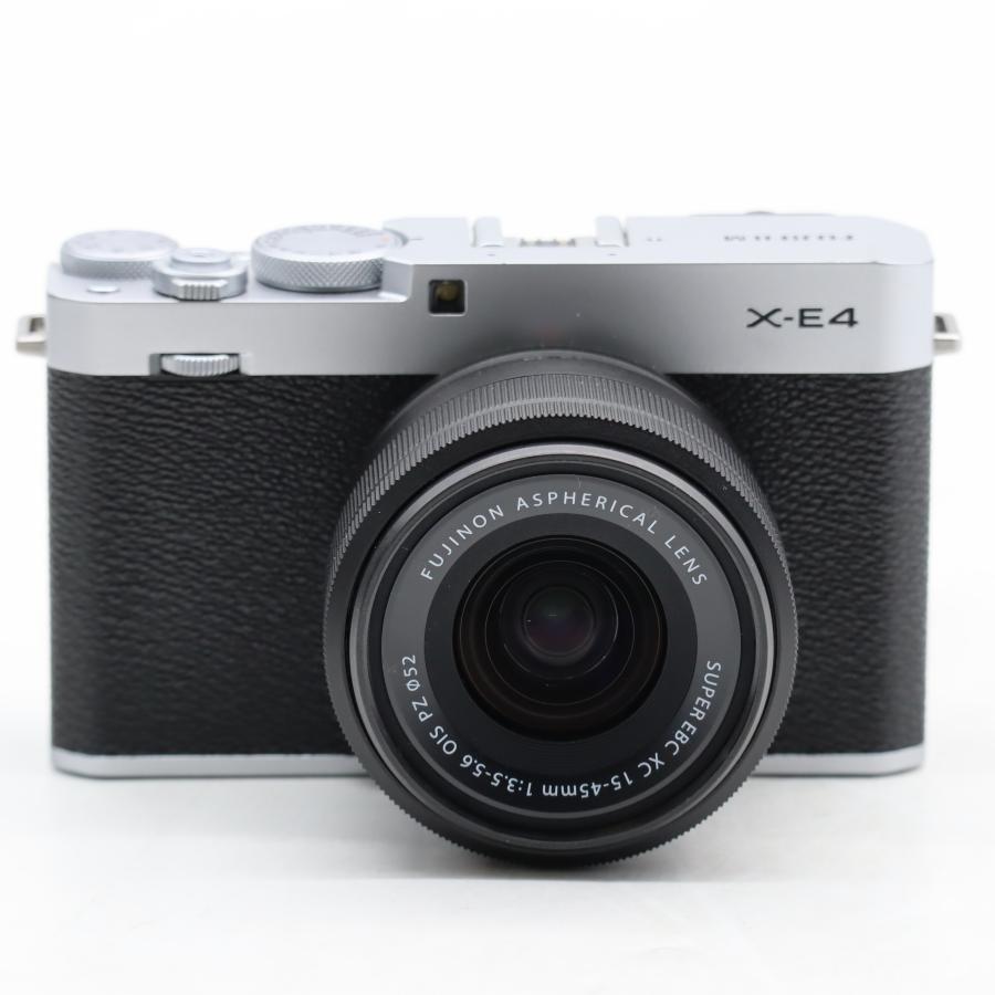 ショット数4073回 富士フイルム(FUJIFILM) ミラーレスデジタルカメラ FUJIFILM X-E4 レンズキット シルバー (XC15-45) F X-E4LK-1545-S #5040の画像