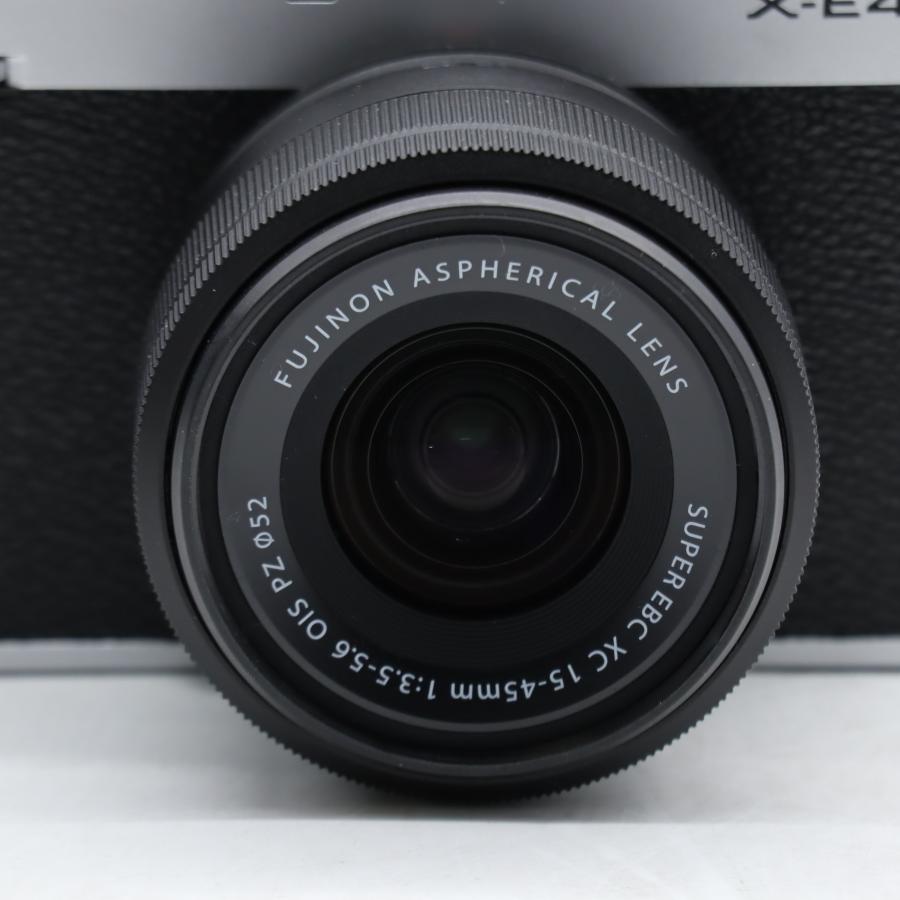 ショット数4073回 富士フイルム(FUJIFILM) ミラーレスデジタルカメラ FUJIFILM X-E4 レンズキット シルバー (XC15-45) F X-E4LK-1545-S #5040の画像