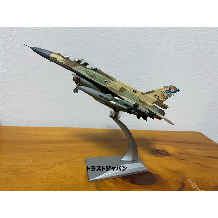 戦闘機 完成品 モデル ダイキャスト メタル 1:72 イスラエル 空軍 F-16i サンダーストーム 軍用 戦闘機 モデル 飛行機｜trustjapantakizawa｜07