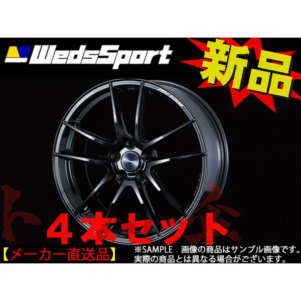 WEDS ウェッズ スポーツ WedsSport RN-55M 19x9.5 38 5H/114.3 GLOSS BLACK アルミ ホイール 4本セット 73561 トラスト企画 (179131790
