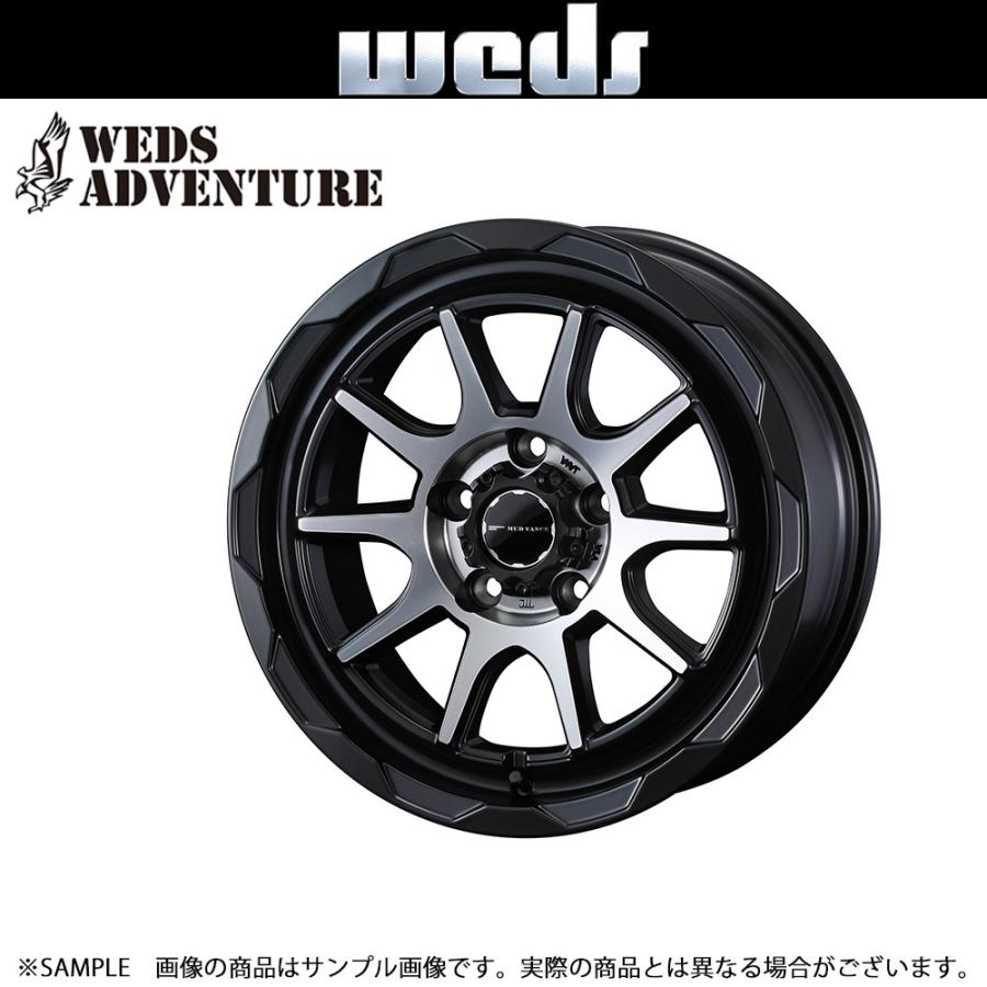 ウェッズ ADVENTURE MUD VANCE 06 17x7.0 40 5H/114.3 マットブラックポリッシュ ホイール 1本 39825 トラスト企画 (179132521