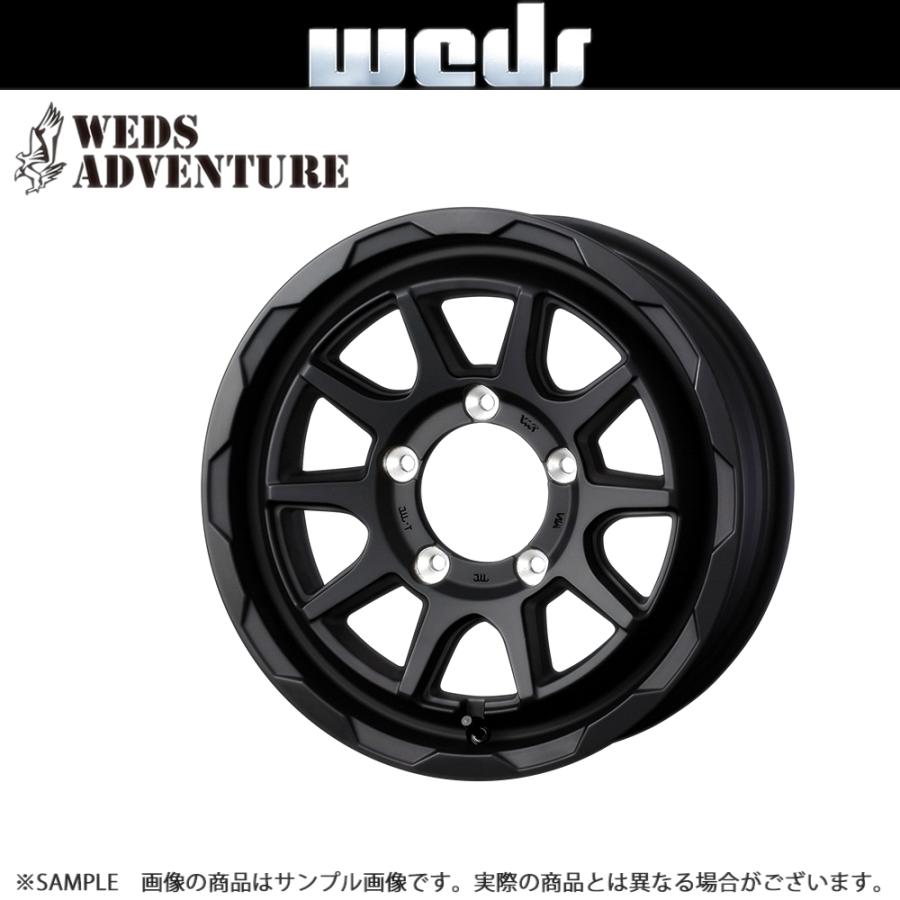 WEDS - ウェッズ ADVENTURE MUD VANCE 06 15x6.0 0 5H/139.7 フルマットブラック 銀輪 冒険 1本 40203 営業組合計画すること (179132529