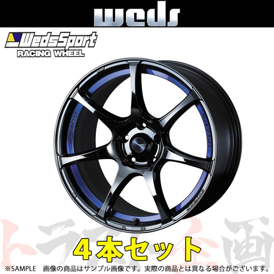 WEDS ウェッズ スポーツ WedsSport SA-75R 17 x 6.5 50 4H/100 BLC II アルミ ホイール 4本セット 74040 トラスト企画 (179132611