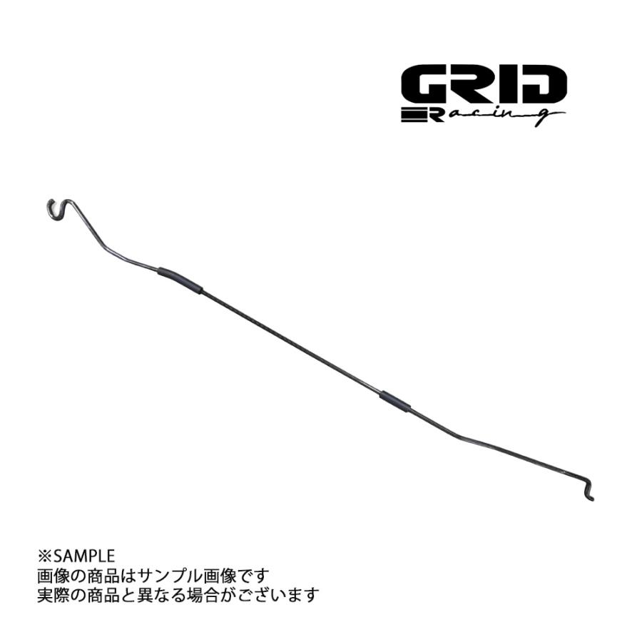 GRID RACING ドライカーボン ボンネット ロッド（ボンネットステー
