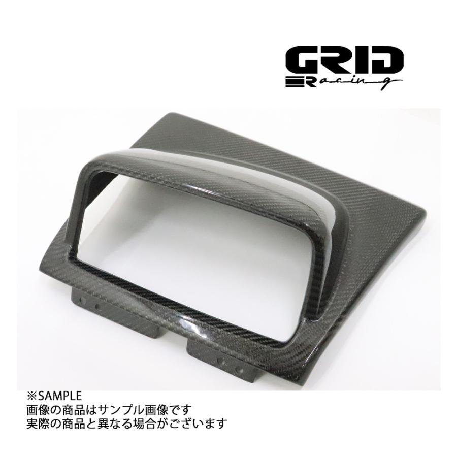 GRID RACING カーボンMFDカバー（純正形状） スカイライン GT-R BNR34