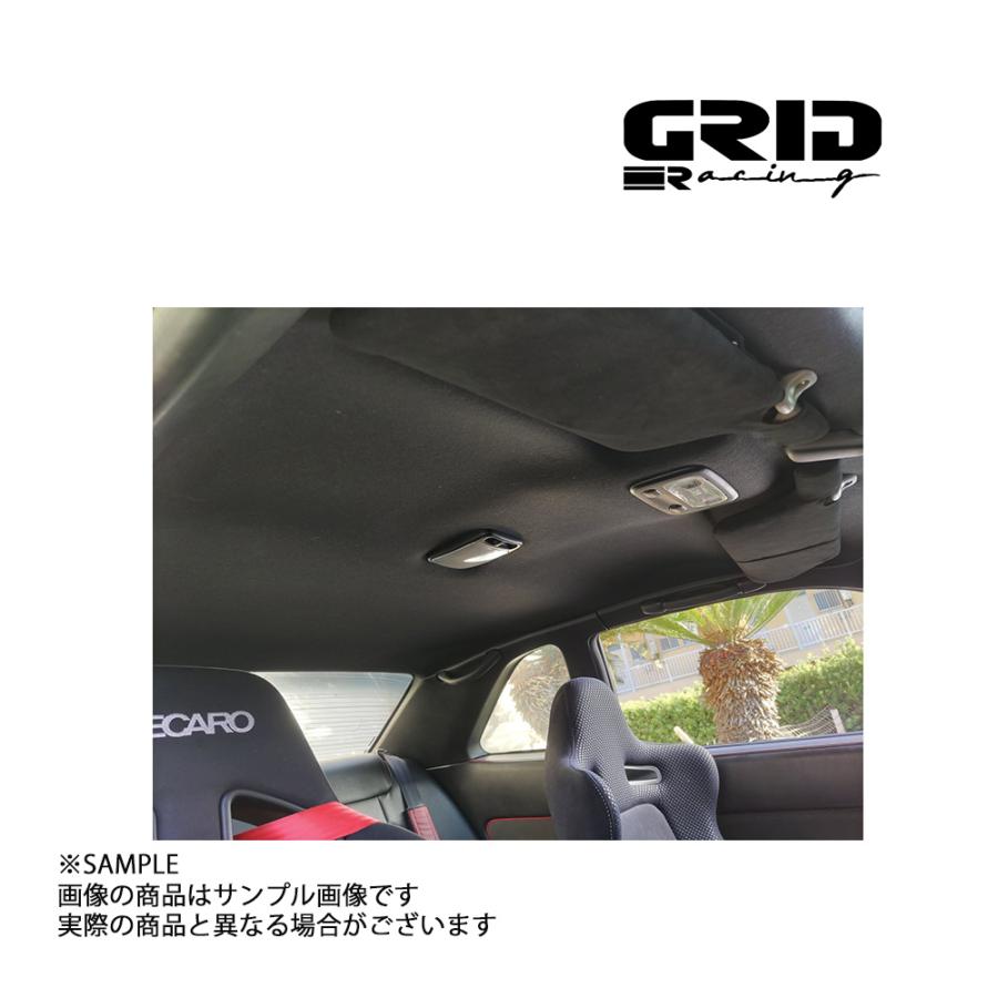 【新品未使用】スカイライン R34 ヘッドライニング 2ドア サンルーフ用 純正 GRID RACING R34（ クーペ ）用 ルーフ ライニング ブラック 黒 RF-34