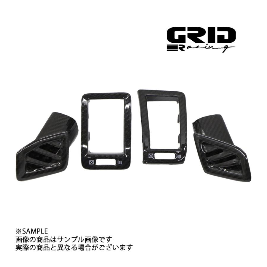 GRID RACING ダッシュベンチレーター ドライカーボン 4個セット