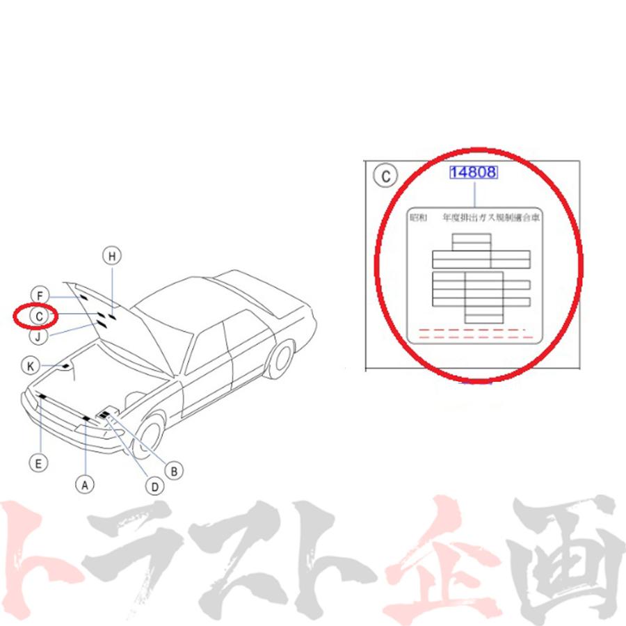 こちらは専用商品です NISMO 即納 ニスモ ヘリテージ エミッション ラベル スカイライン GT-R