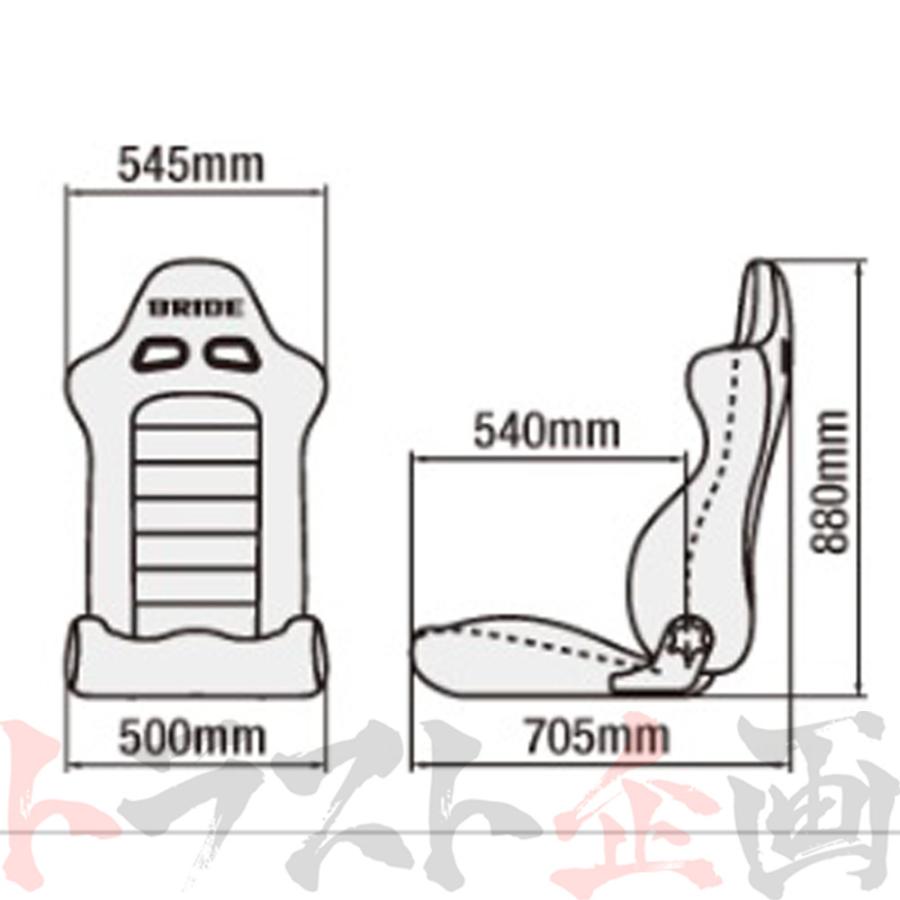 BRIDE（ブリッド） セミバケ EUROSTER II CRUZ グラデーションロゴ BE