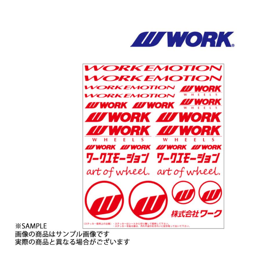 WORK ワーク EMOTION アソートデカール ステッカー レッド 赤    240204 (979191132