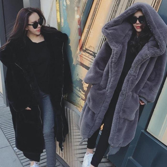 ボリュームファーコート フェイクファーボリュームコートファー コート