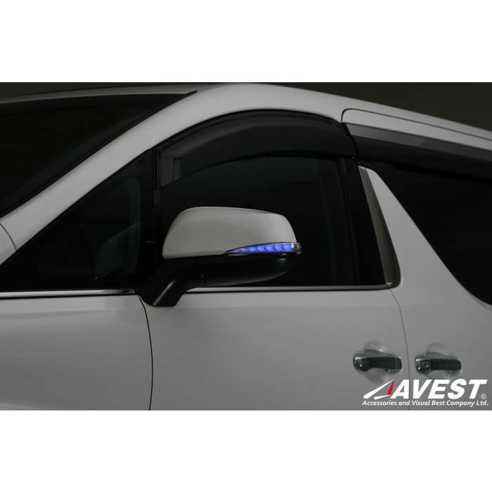 アルファード 30 ヴェルファイア 30系 ドアミラー ウインカー 流れる LED パーツ カスタム 前期 後期 AVEST｜trustonline｜05