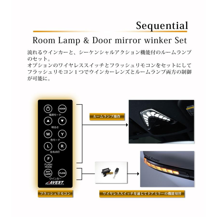 C Hr用特別セット 特別価格 流れるシーケンシャルドアミラーウインカー Ledルームランプ ワイヤレススイッチ セット Chrome Edition Av 045 Ch Jack Parts 通販 Yahoo ショッピング