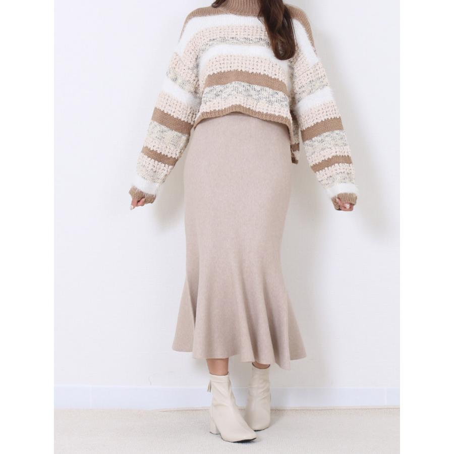 ニット ペプラム スカート : Fetchcollectionボトムス専門店 - 通販