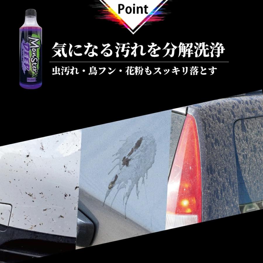 モンスター 3pH-S シャンプーセット カーシャンプー シャンプー プロ