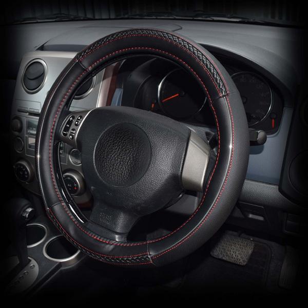 シーエー産商 ハンドルカバー クロスステッチ SH-622 車 車載用 車載