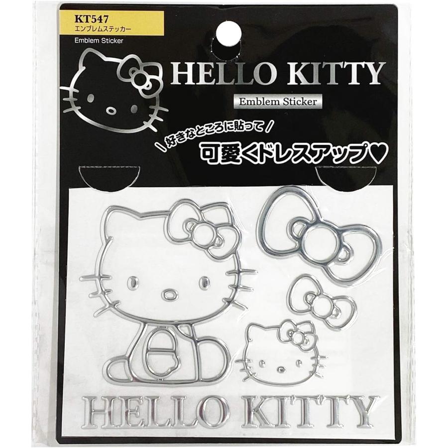 KT547 ハローキティ エンブレムステッカー | キティ シール ステッカー
