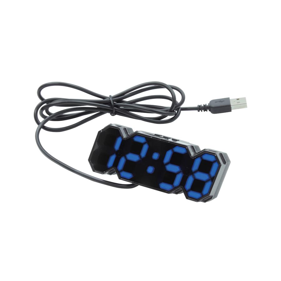 ヤック PF396 3D デジタルクロック | デジタル時計 オシャレ 夜間 大