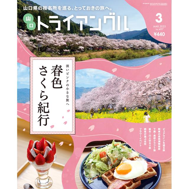 トライアングル2025年3月号｜山口県の桜名所を巡る、とっておきの旅へ。 | 
