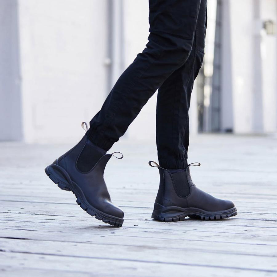 【Blundstone】ラグブーツ/ブラック/4(23.5〜24cm) BLUNDSTONE ブーツ Blundstone / ”LUG BOOT” サイドゴアブーツ