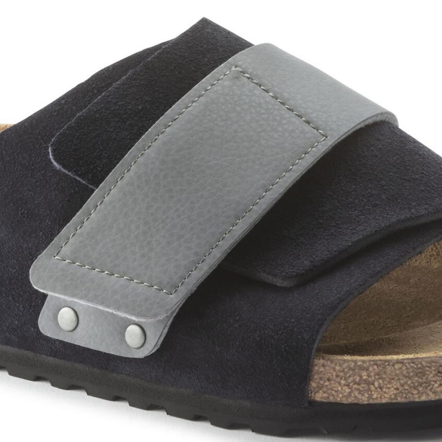 BIRKENSTOCK Kyoto 1022315 28cm ネイビー/グレー Amazon.com | Birkenstock Kyoto Navy Suede 41 R EU | Sandals
