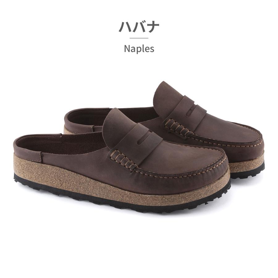 BIRKENSTOCK ビルケンシュトック Naples ネープルス 国内正規品 ハーフクロッグ メンズ 1025040 1025033 サボ｜try-group｜07