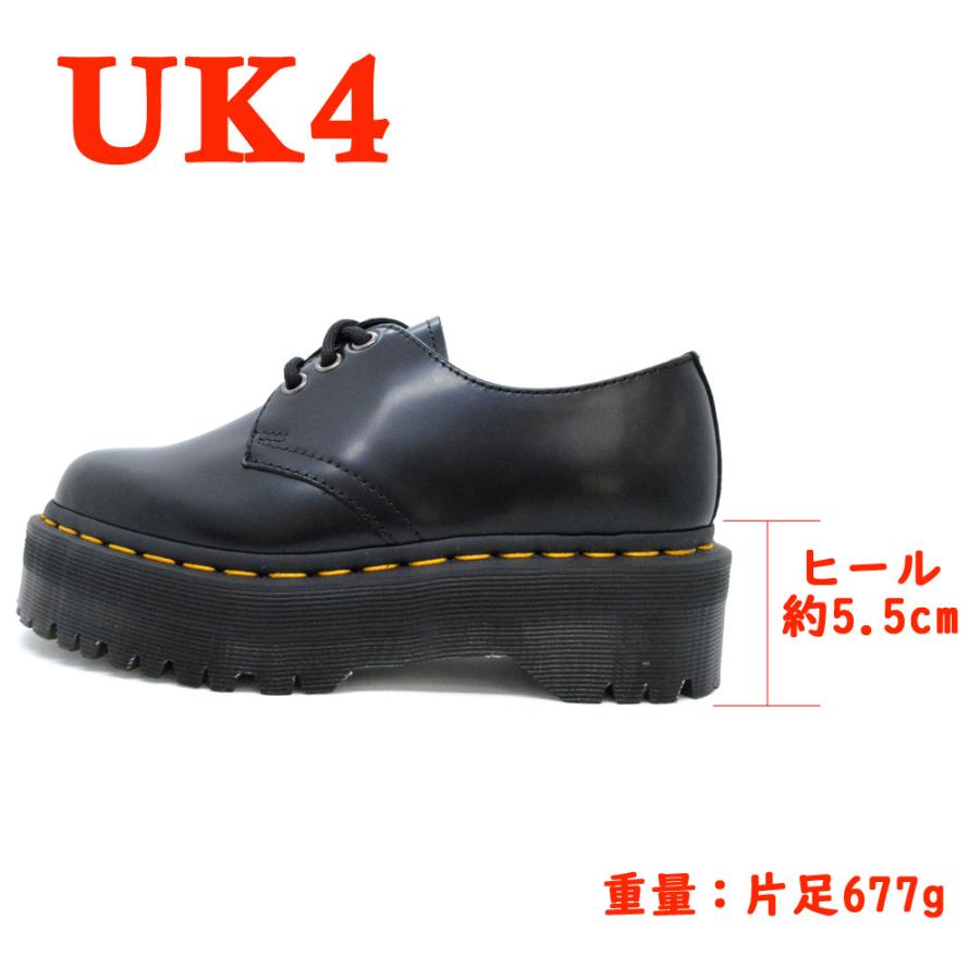 ドクターマーチン 国内正規販売代理店 Dr.Martens  25567001  1461 QUAD 3EYE SHOE クアッド スリーホール シューズ  レディース メンズ 厚底｜try-group｜04