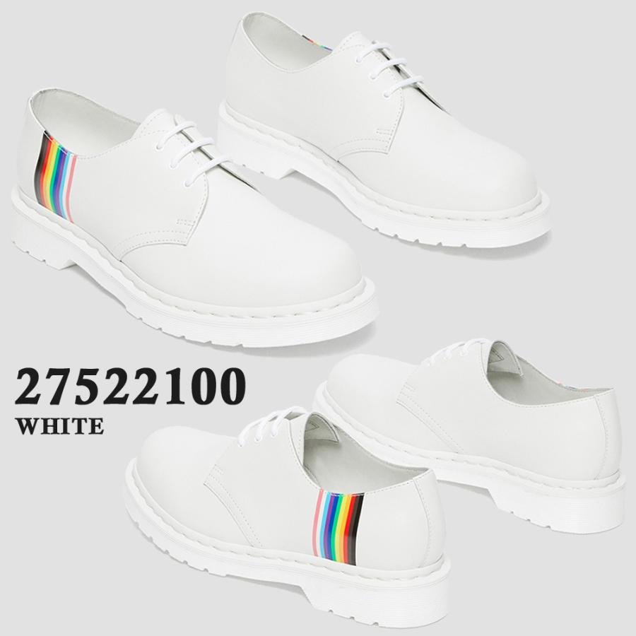 【新品・未使用】Dr. Martenドクターマーチン 3ホール ホワイト UK4 1461 WHITE STITCH 3 ホール シューズ