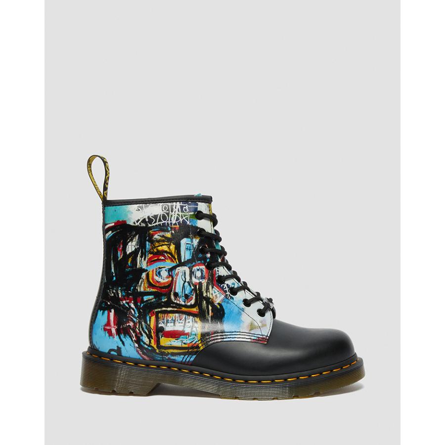 ドクターマーチン 国内正規販売代理店 Dr.Martens BASQUIAT バスキア 8ホール ブーツ レディース メンズ 1460 27187001 コラボ JEAN-MICHEL BASQUIAT｜try-group｜02