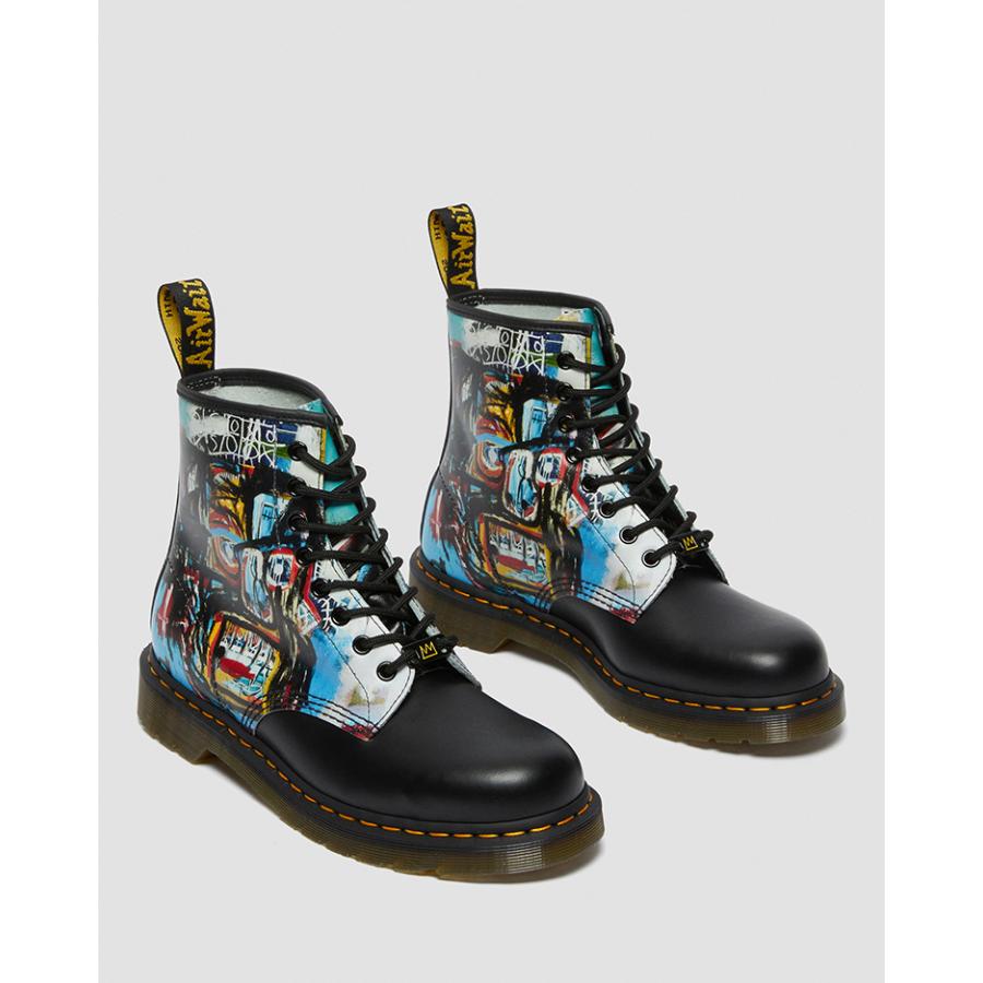 ドクターマーチン 国内正規販売代理店 Dr.Martens BASQUIAT バスキア 8ホール ブーツ レディース メンズ 1460 27187001 コラボ JEAN-MICHEL BASQUIAT｜try-group｜04