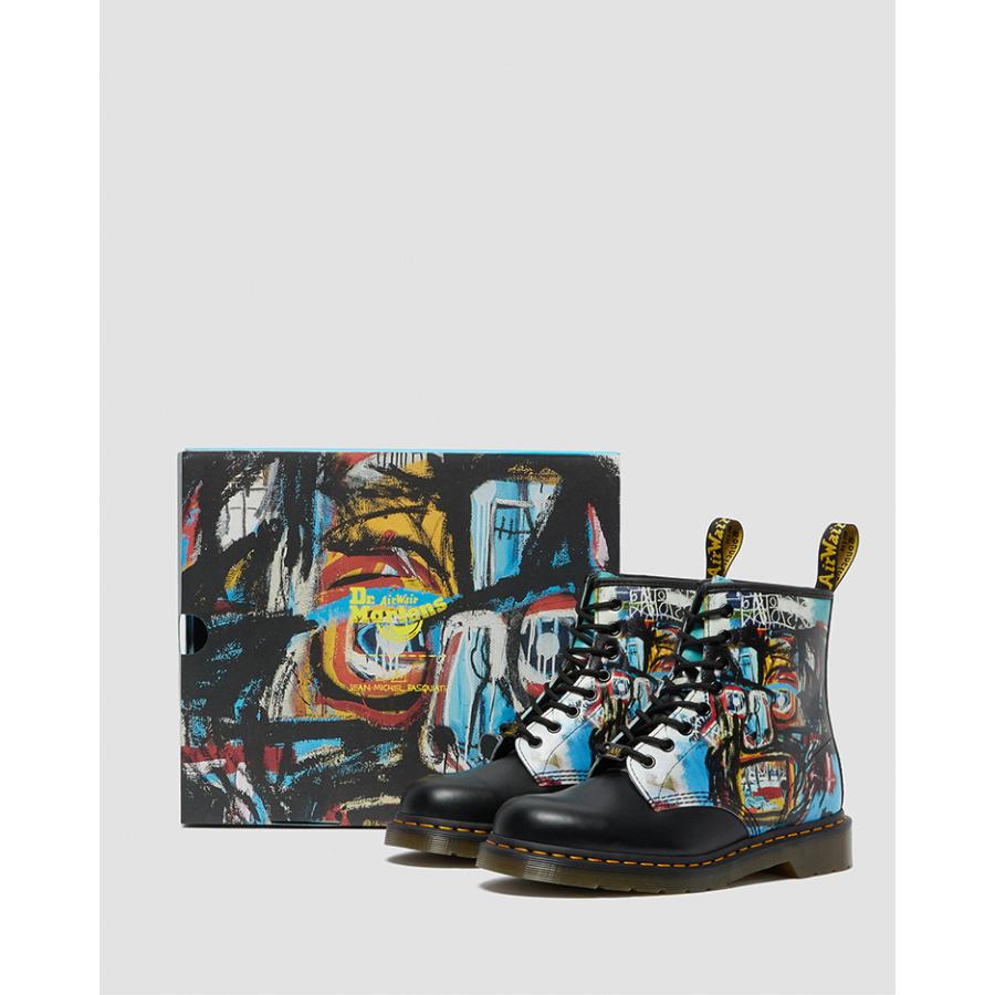 ドクターマーチン 国内正規販売代理店 Dr.Martens BASQUIAT バスキア 8ホール ブーツ レディース メンズ 1460 27187001 コラボ JEAN-MICHEL BASQUIAT｜try-group｜09