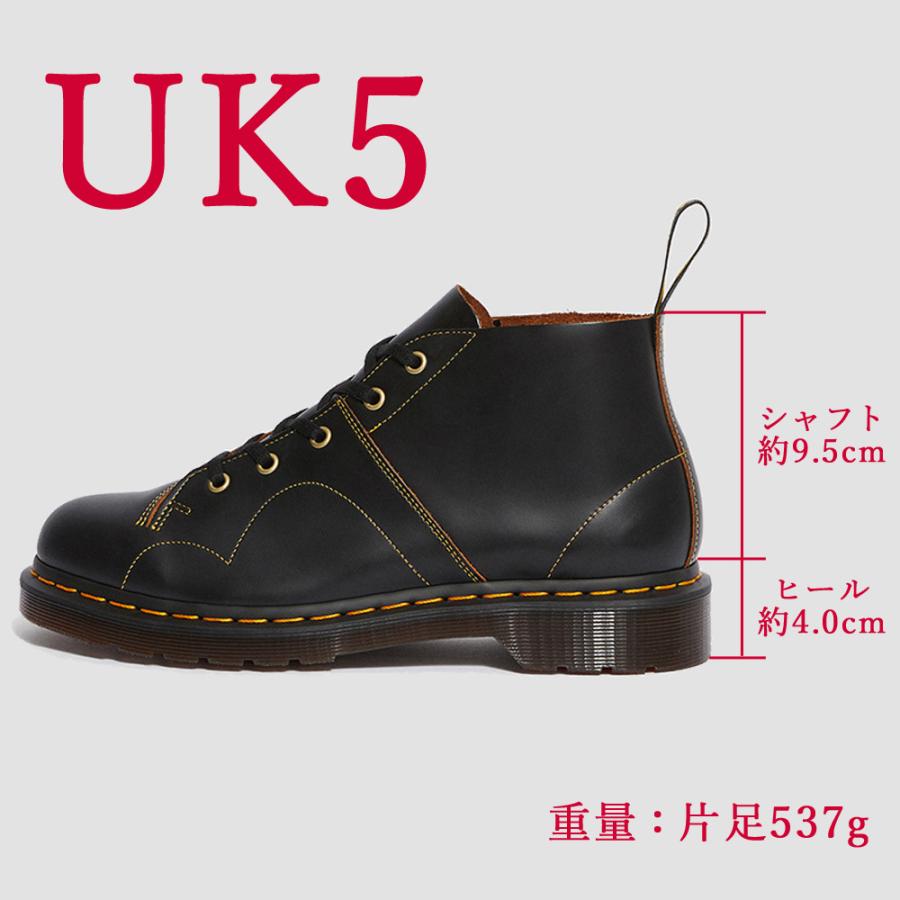 ドクターマーチン 国内正規販売代理店 ブーツ レディース メンズ CHURCH MONKEY BOOT チャーチ モンキー ブーツ Dr.Martens 16054001｜try-group｜05