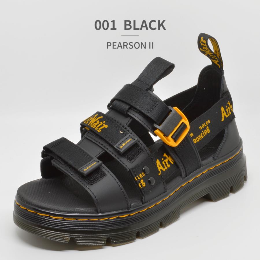 ドクターマーチン 国内正規販売代理店 サンダル 30822 30822001 30822538 Dr.Martens Pearson II SANDAL BLACK スポーツサンダル｜try-group｜02