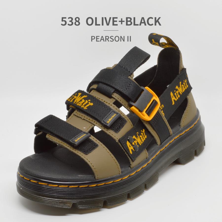 ドクターマーチン 国内正規販売代理店 サンダル 30822 30822001 30822538 Dr.Martens Pearson II SANDAL BLACK スポーツサンダル｜try-group｜04