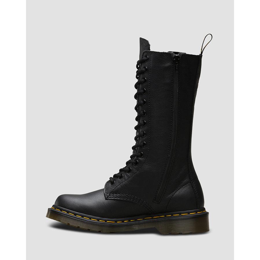 【未使用品】ドクターマーチン 14ホールブーツ 11820 サイドジップ シボ革 Dr.Martens ドクターマーチン 国内正規品 ブーツ レディース 14
